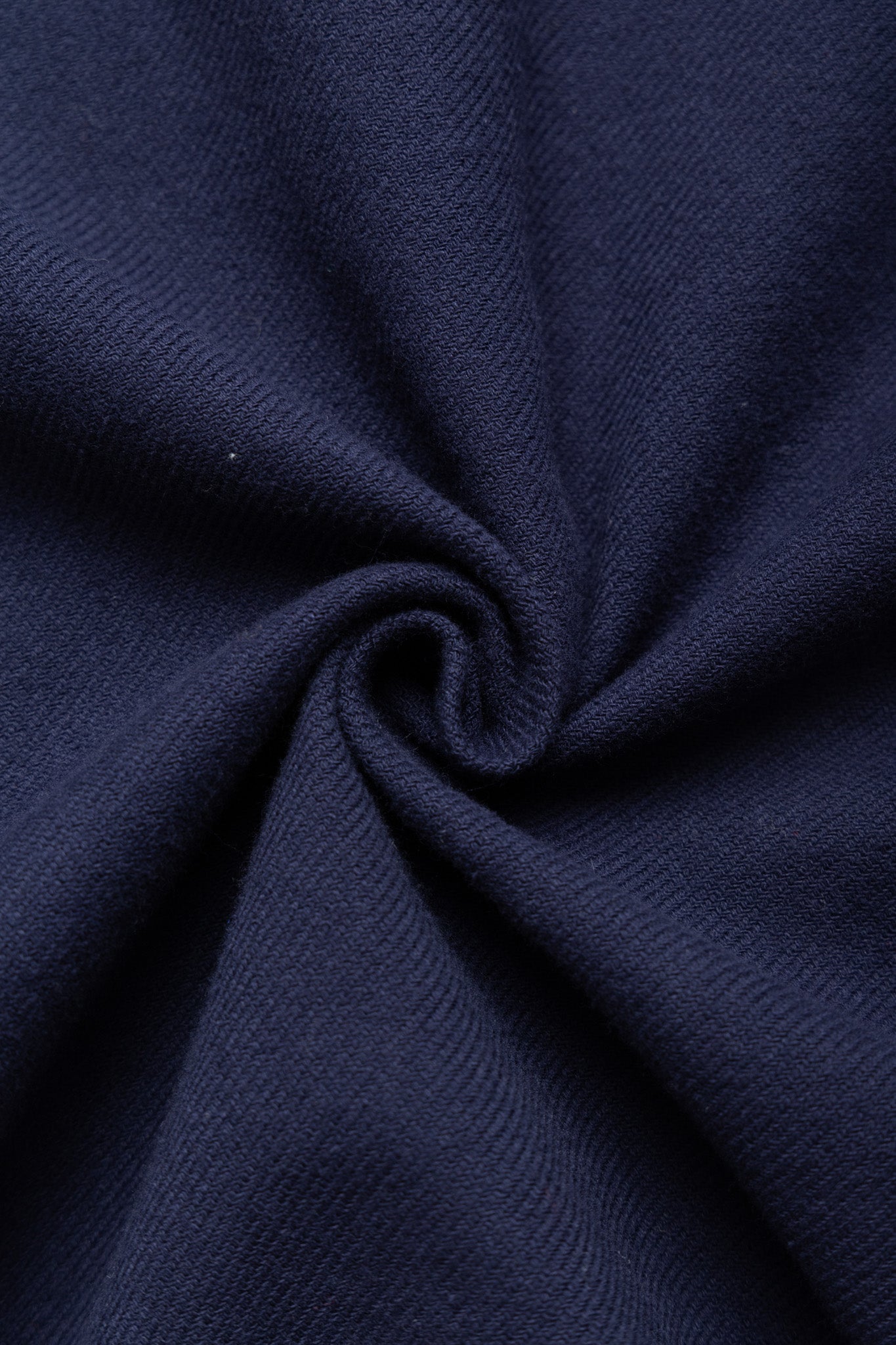 Cotton Twill L/S Work Shirt - Navy
