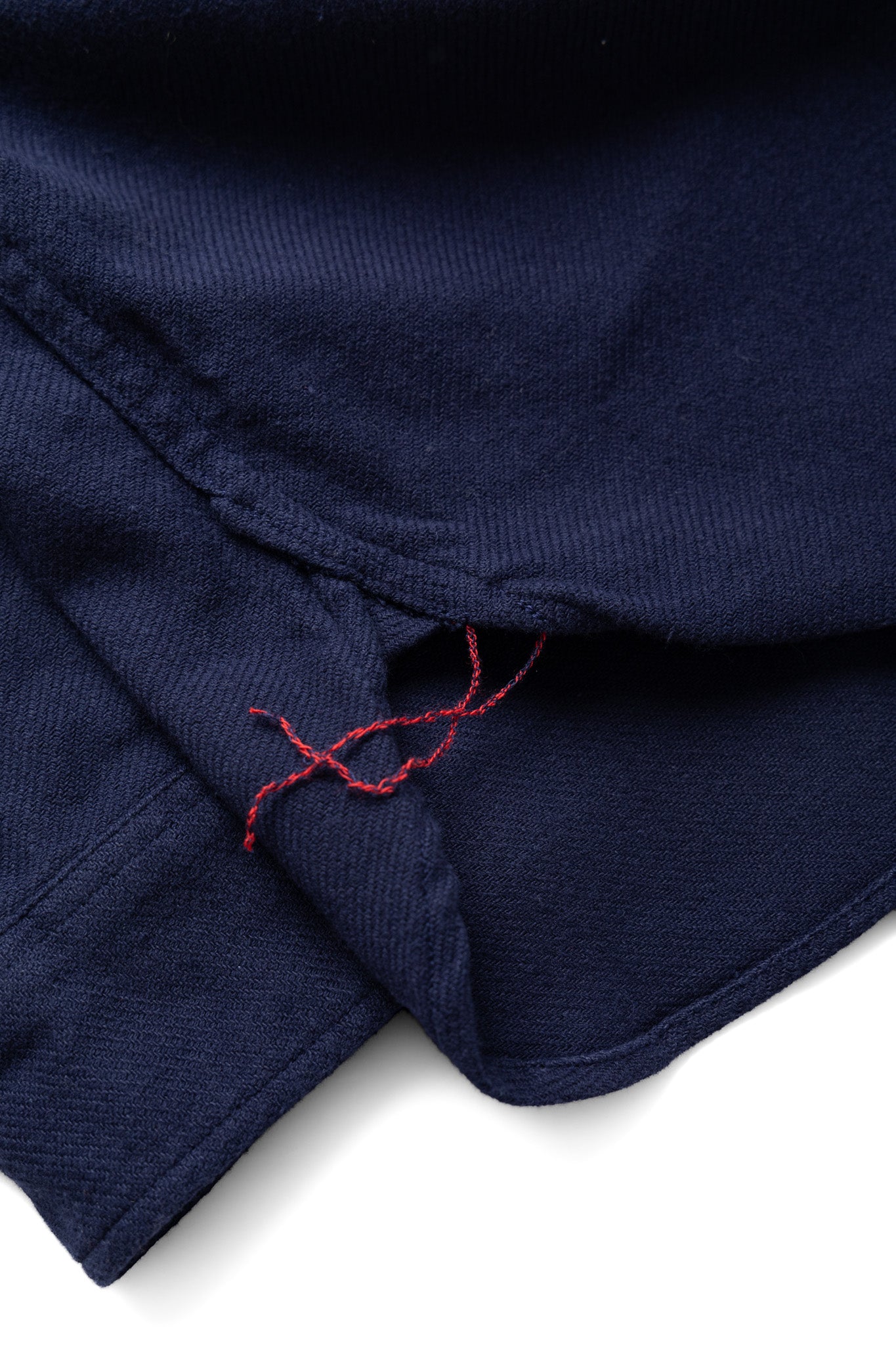Cotton Twill L/S Work Shirt - Navy