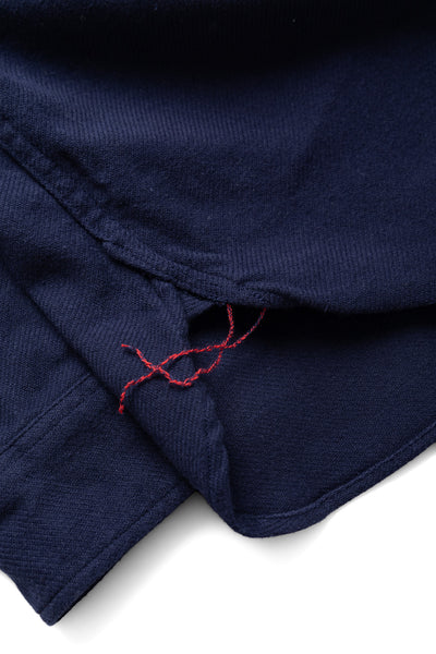 Cotton Twill L/S Work Shirt - Navy