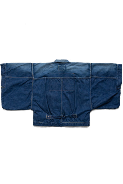 KIMO NO T × FULLCOUNT 2107K Type 1 Denim Kimono Jacket - Faded