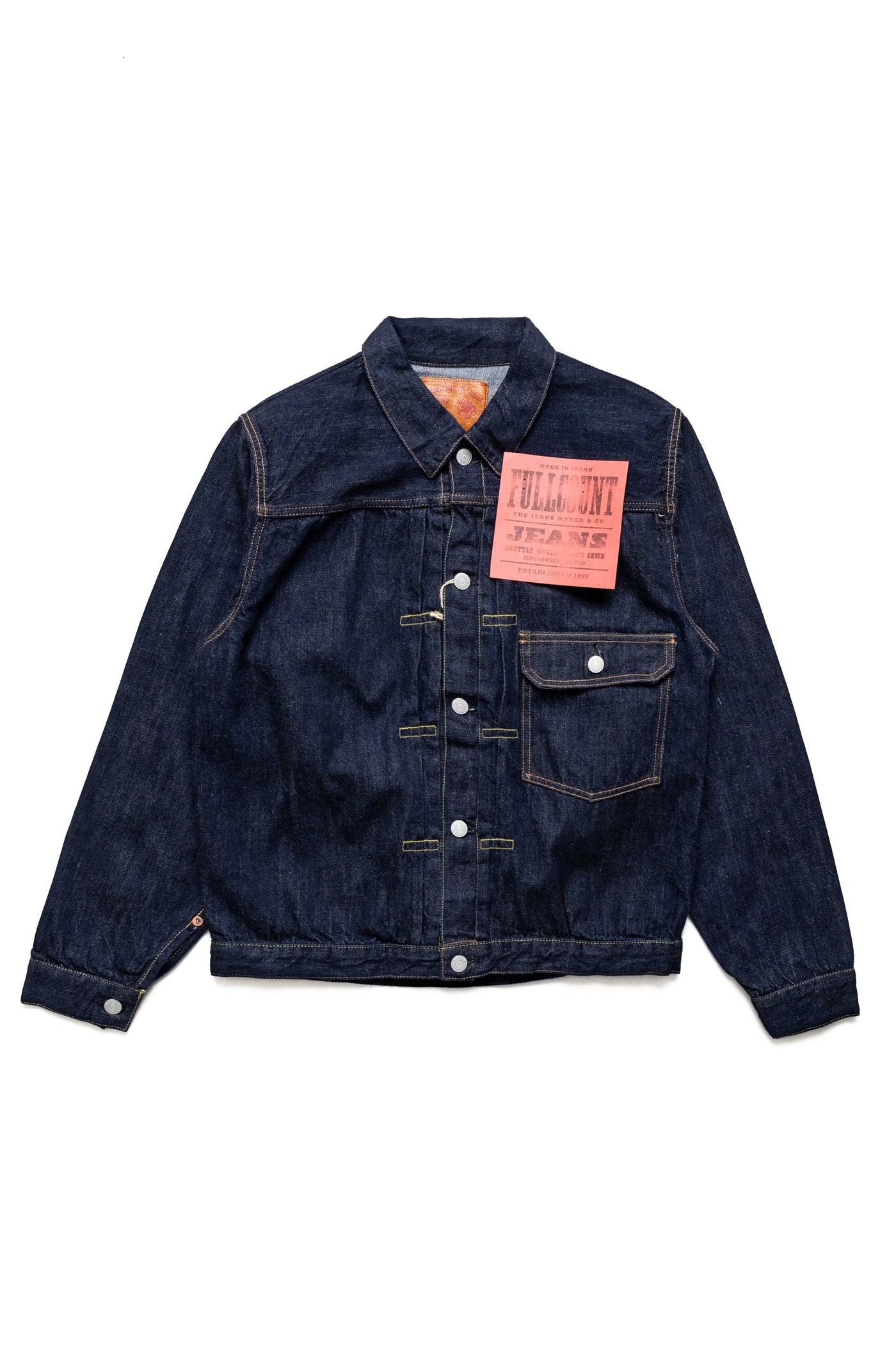 2107SSW Type 1 Denim Jacket (Super Smooth) - Indigo