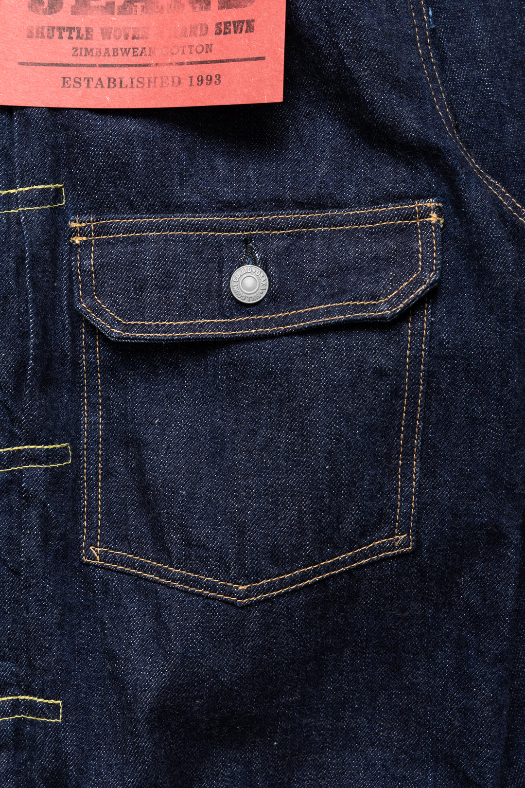 Fullcount 2107SSW Type 1 Denim Jacket (Super Smooth) - Indigo