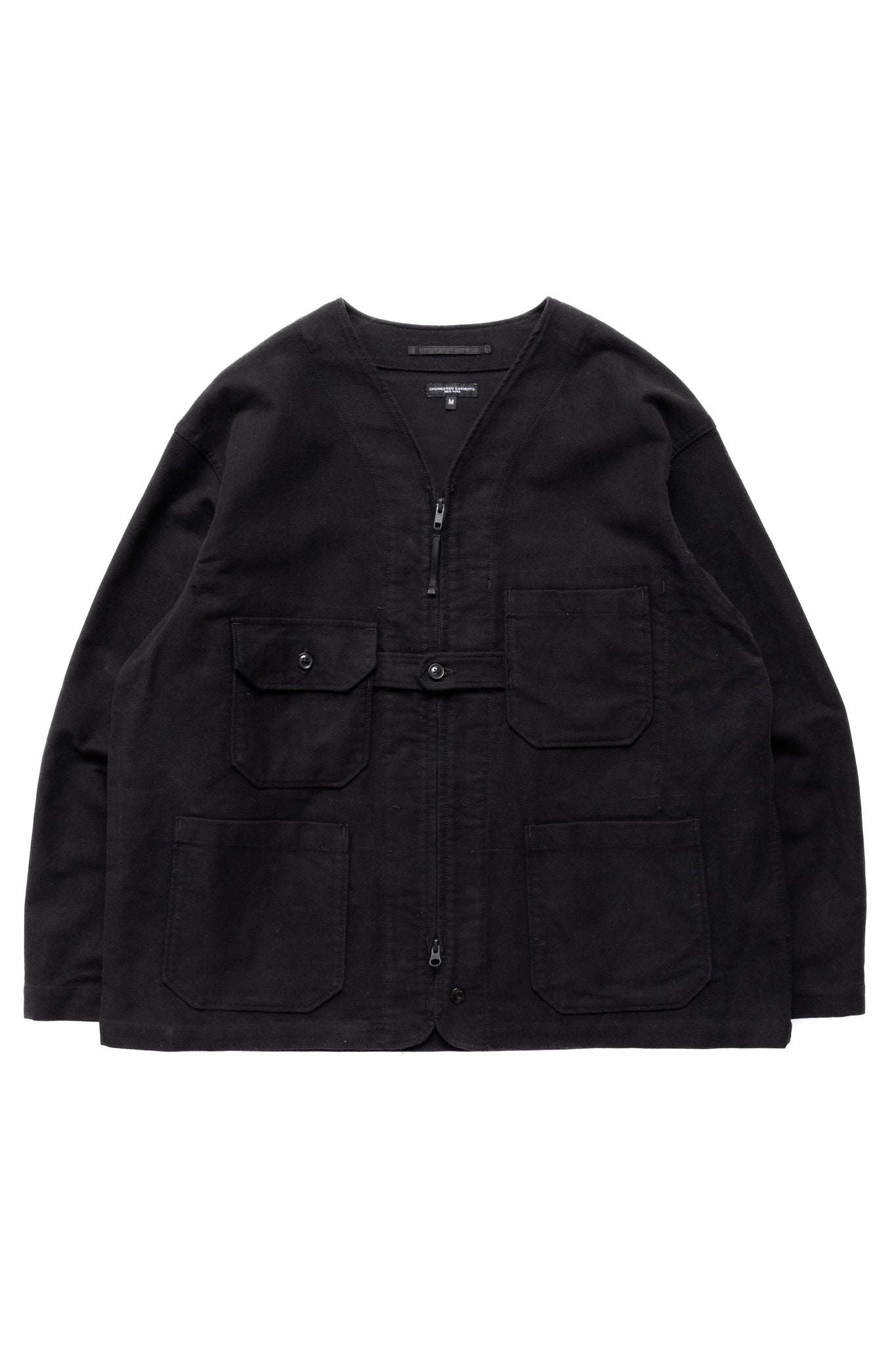 Shooting Jacket Cotton Moleskin - Black