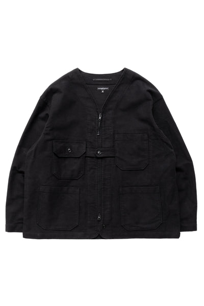 Shooting Jacket Cotton Moleskin - Black