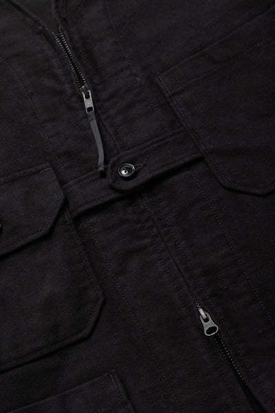 Shooting Jacket Cotton Moleskin - Black