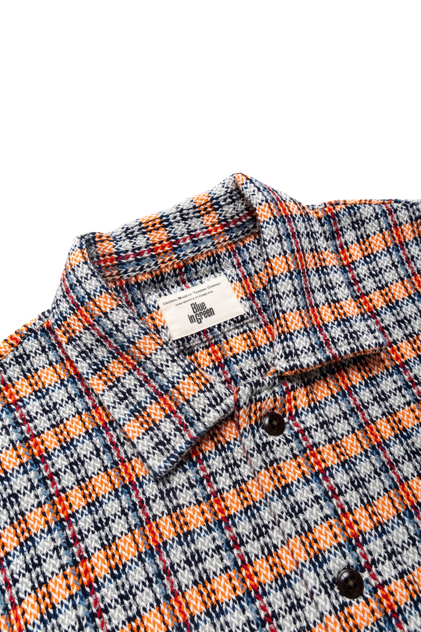 Shirt Jacket (Blue in Green Fit) - Orange