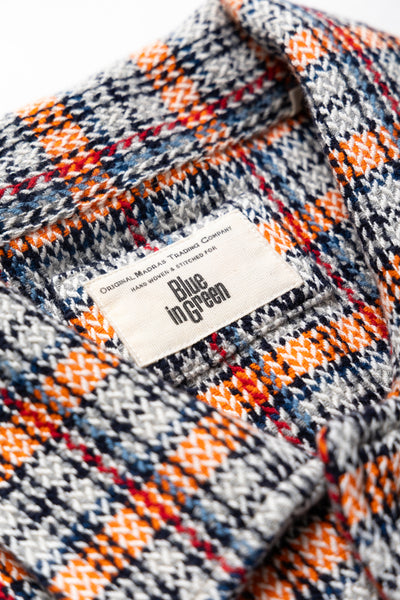 Shirt Jacket (Blue in Green Fit) - Orange