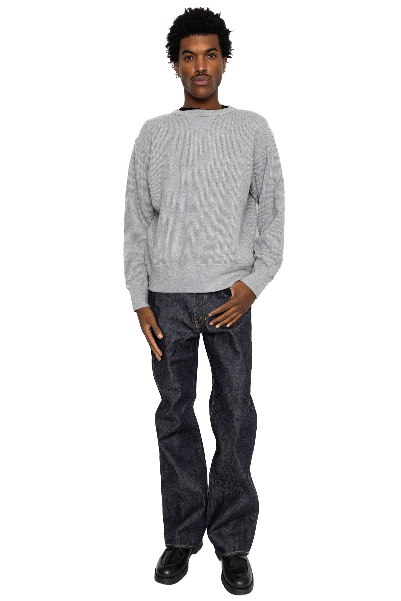 Whitesville L/S Thermal T-Shirt - Heather Grey