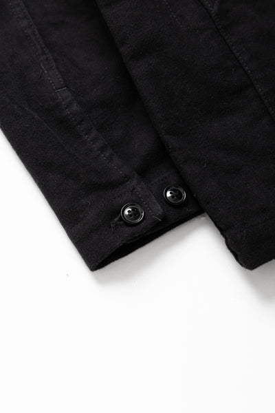Shooting Jacket Cotton Moleskin - Black