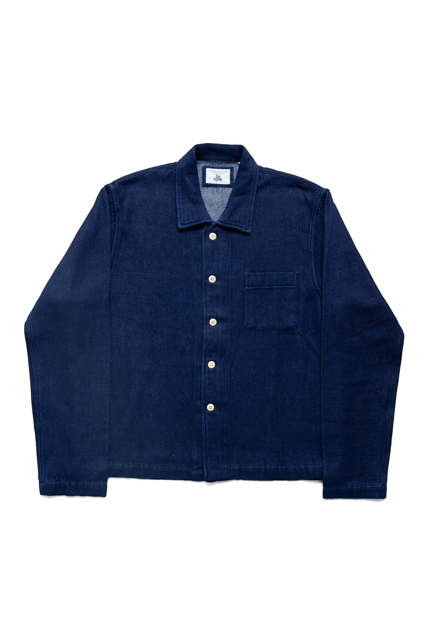 Shirt Jacket (Blue in Green Fit) - Real Indigo