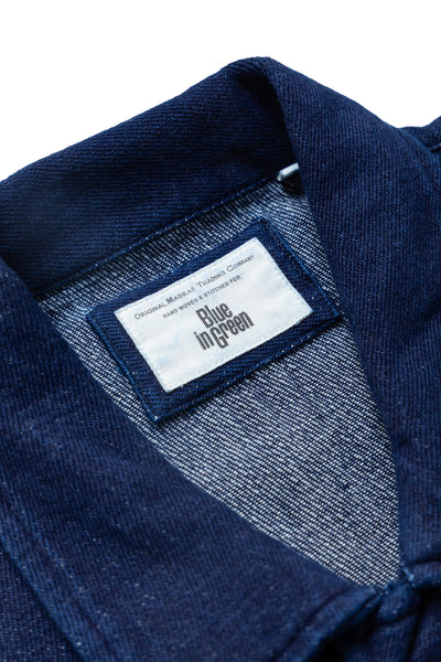 Shirt Jacket (Blue in Green Fit) - Real Indigo