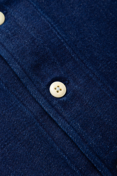 Shirt Jacket (Blue in Green Fit) - Real Indigo