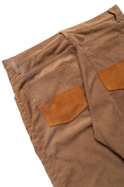 MT 505 Polyester Corduroy Pants - Camel