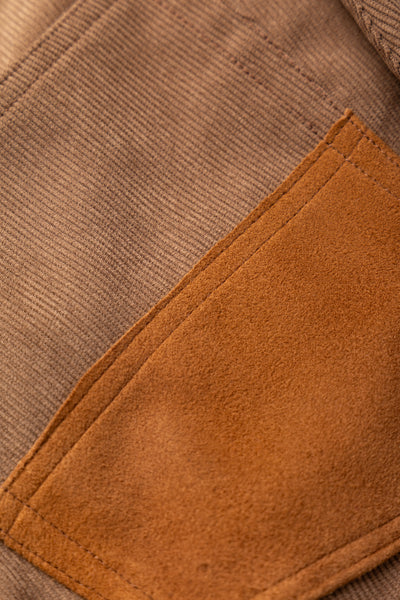 MT 505 Polyester Corduroy Pants - Camel