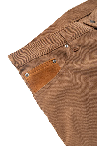 MT 505 Polyester Corduroy Pants - Camel