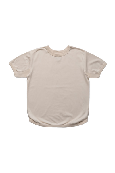 Flat Seam Heavy Weight T Shirt - Ecru