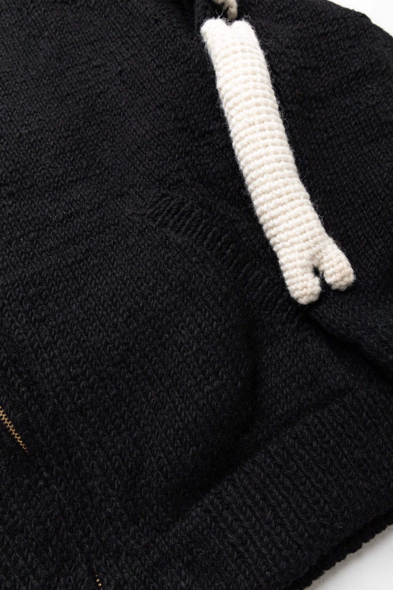 Knit MA-1 "3D Bone" - Black