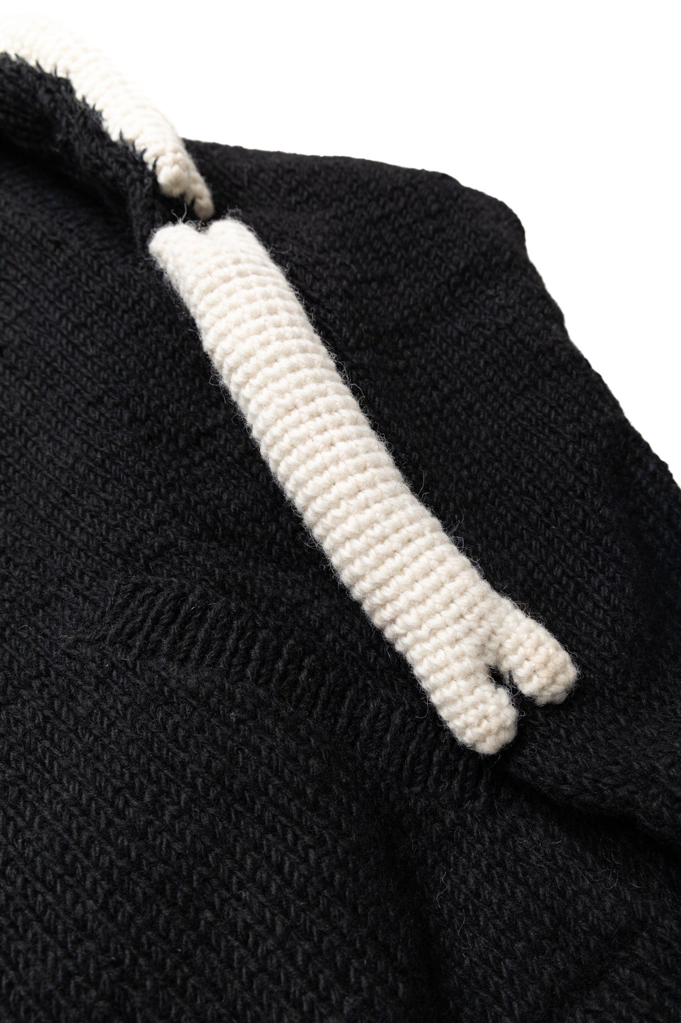 Knit MA-1 "3D Bone" - Black