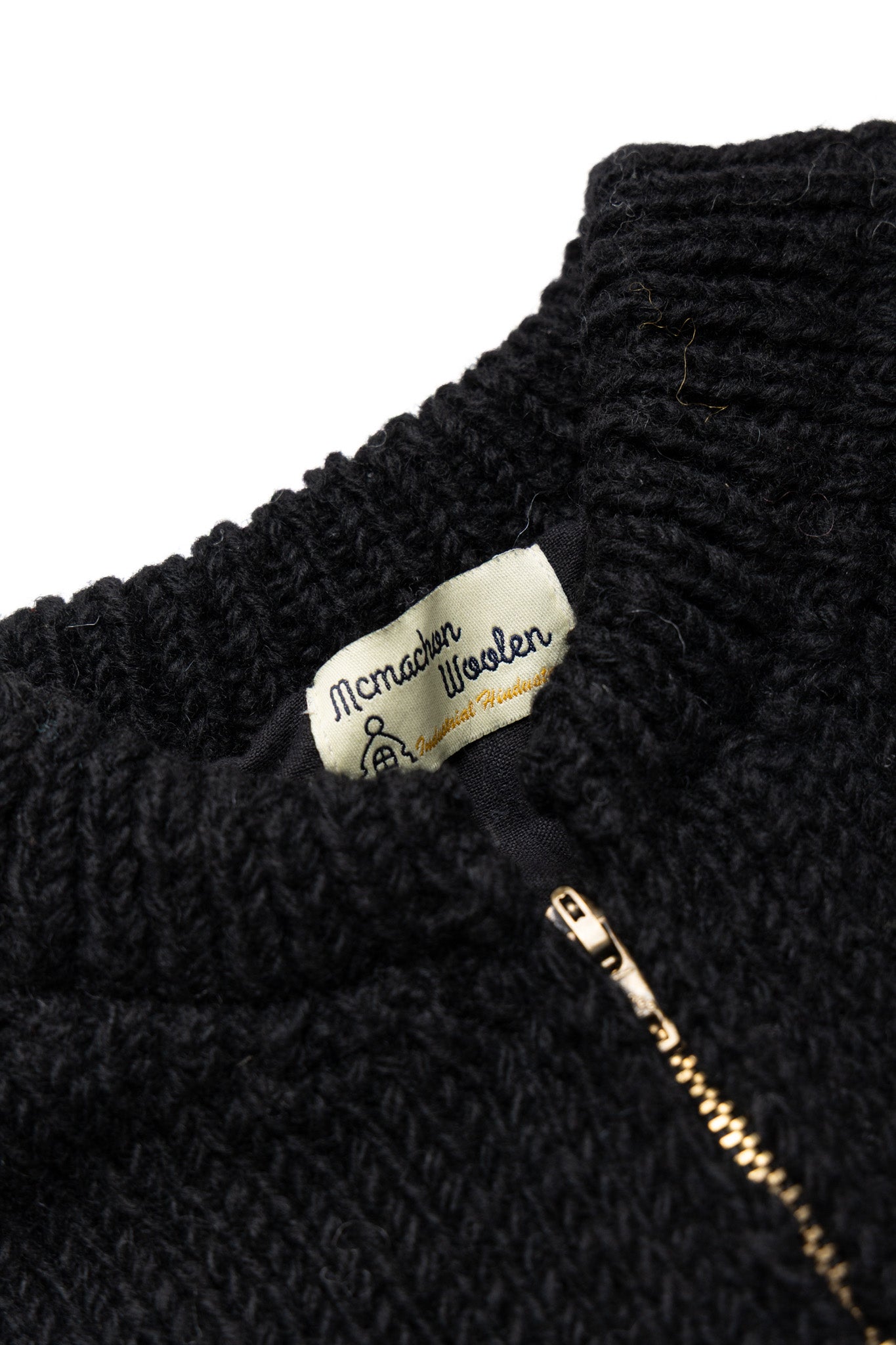 Knit MA-1 "3D Bone" - Black