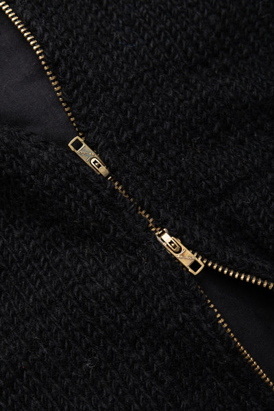 Knit MA-1 "3D Bone" - Black