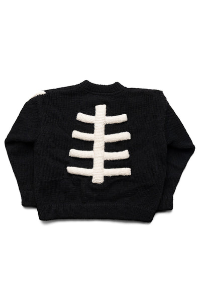 Knit MA-1 "3D Bone" - Black