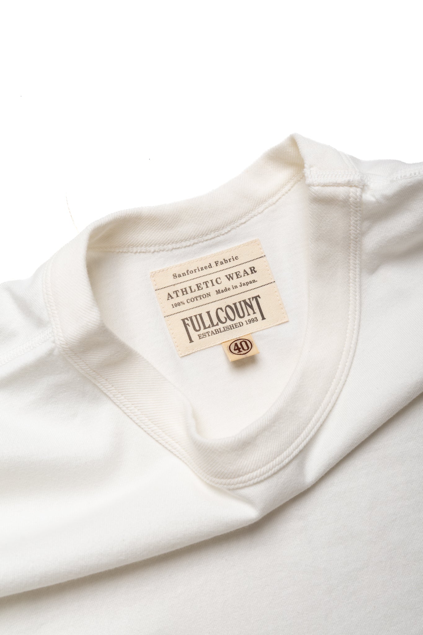 Flat Seam Heavy Weight T Shirt - White