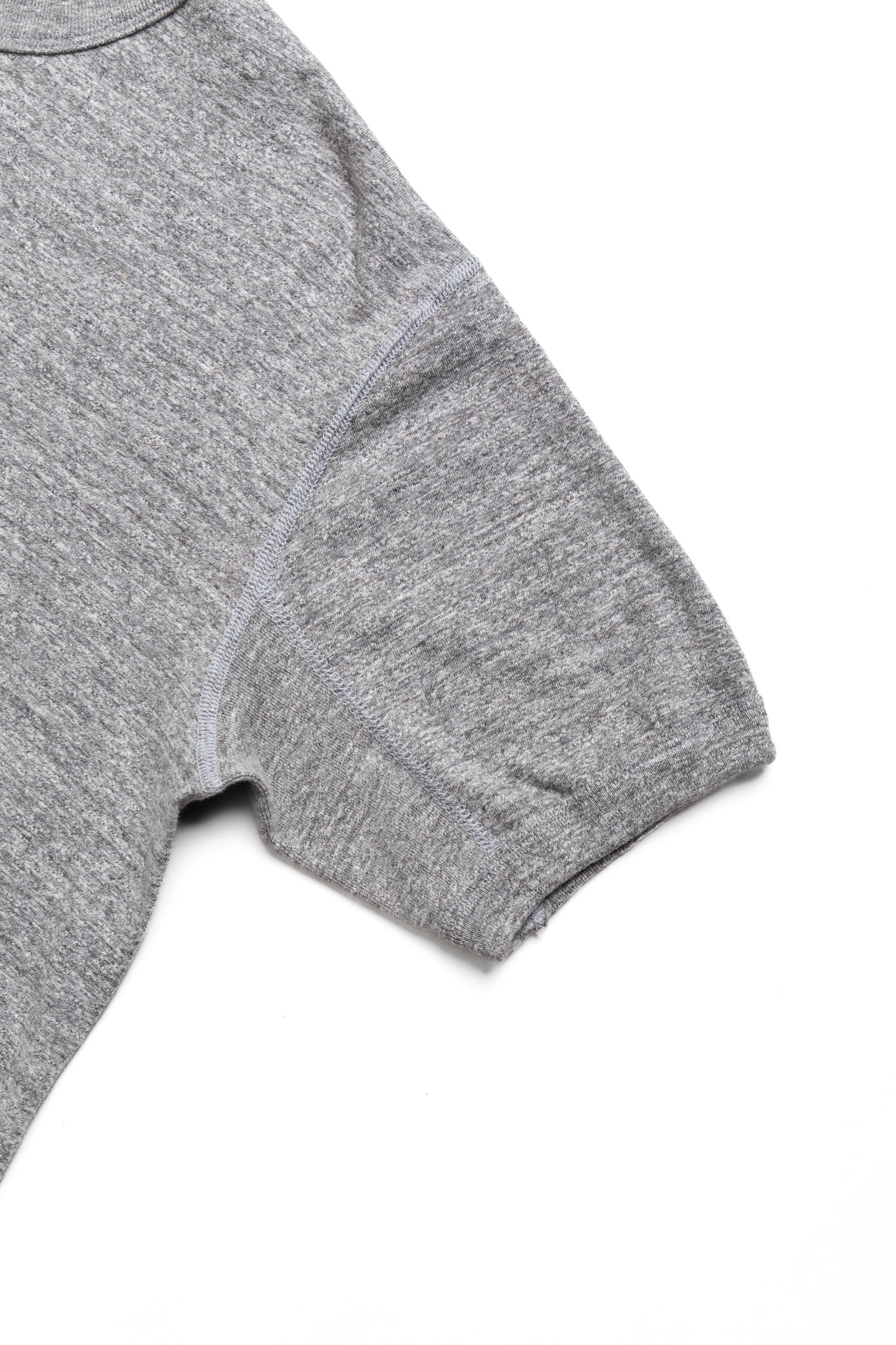 Flat Seam Heavy Weight Raffy T Shirt - Heather Grey