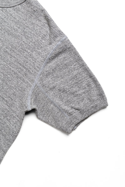 Flat Seam Heavy Weight Raffy T Shirt - Heather Grey