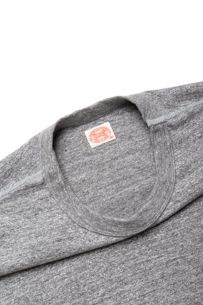 Flat Seam Heavy Weight Raffy T Shirt - Heather Grey