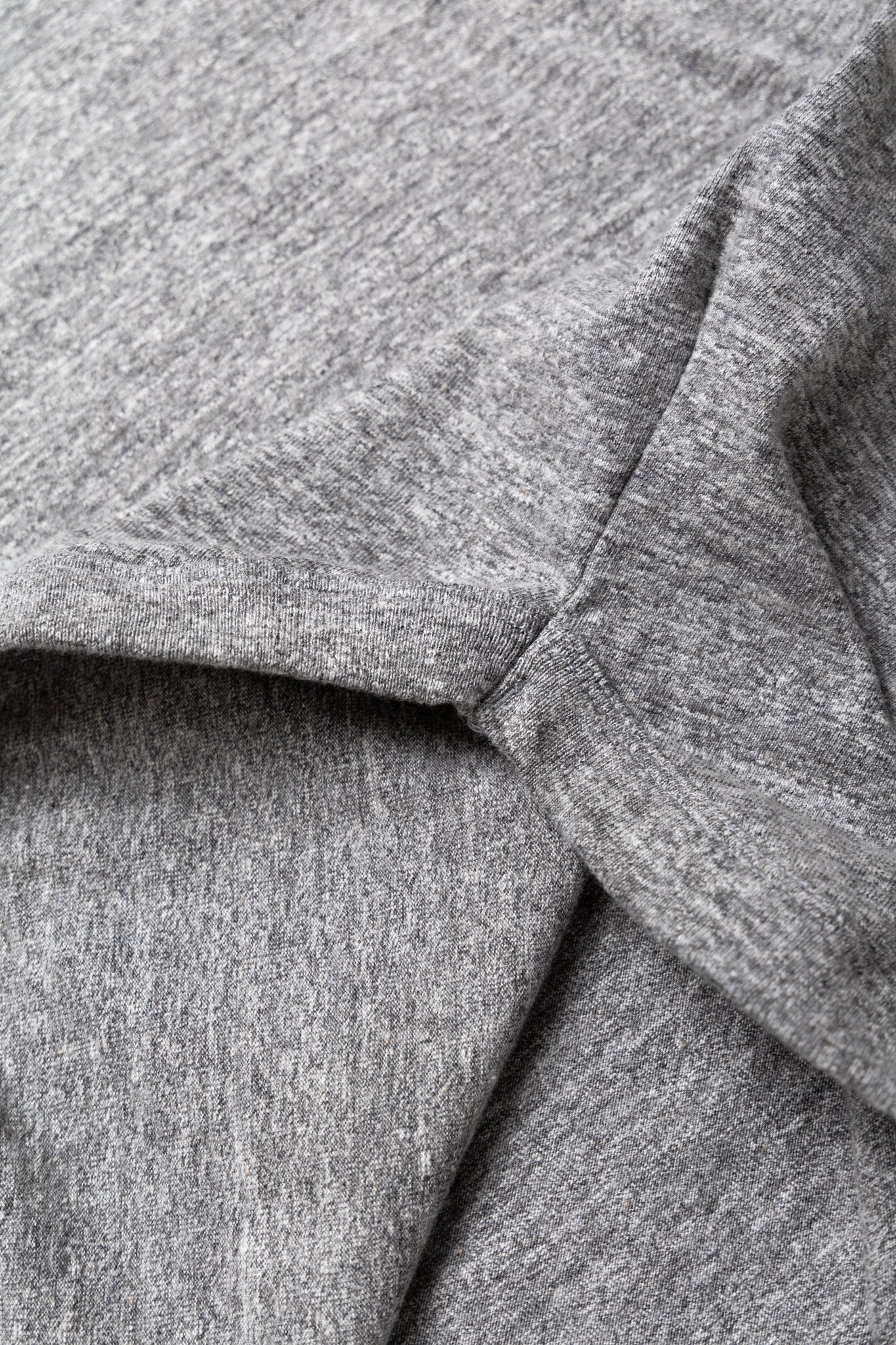 Flat Seam Heavy Weight Raffy T Shirt - Heather Grey