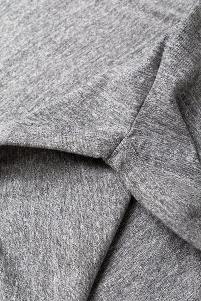 Flat Seam Heavy Weight Raffy T Shirt - Heather Grey