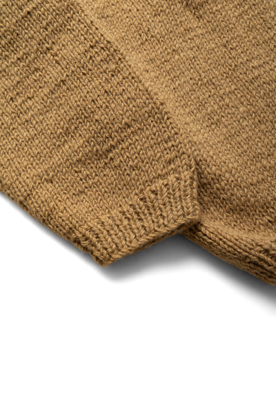 Handmade "Chopped Cheese" Crewneck Knit - Beige