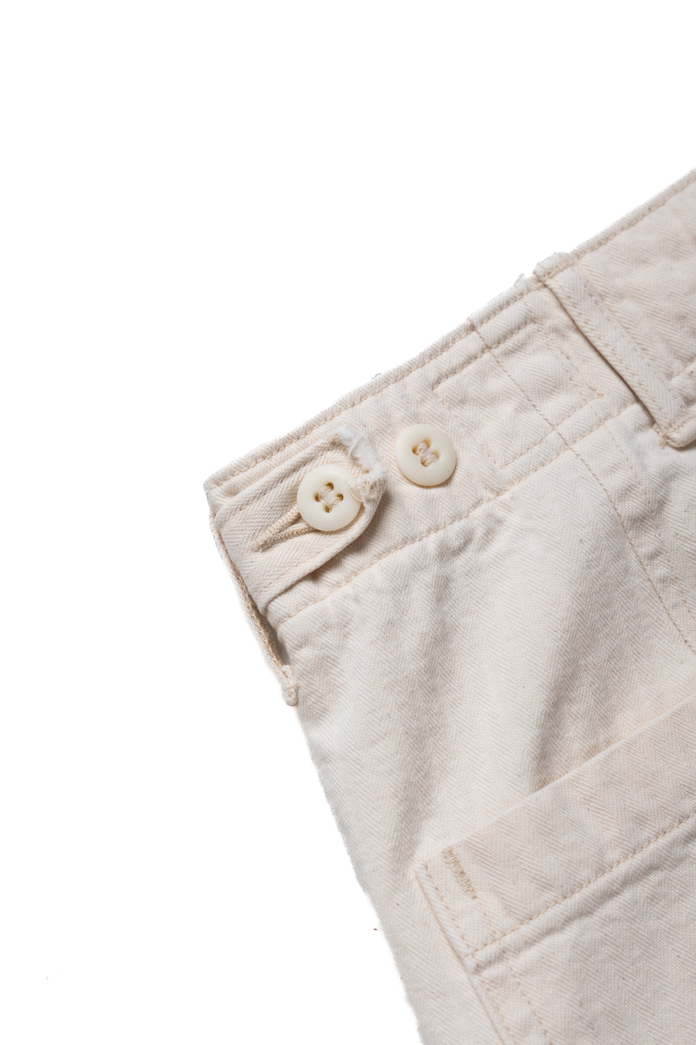 Summer Fatigue Shorts - Ecru