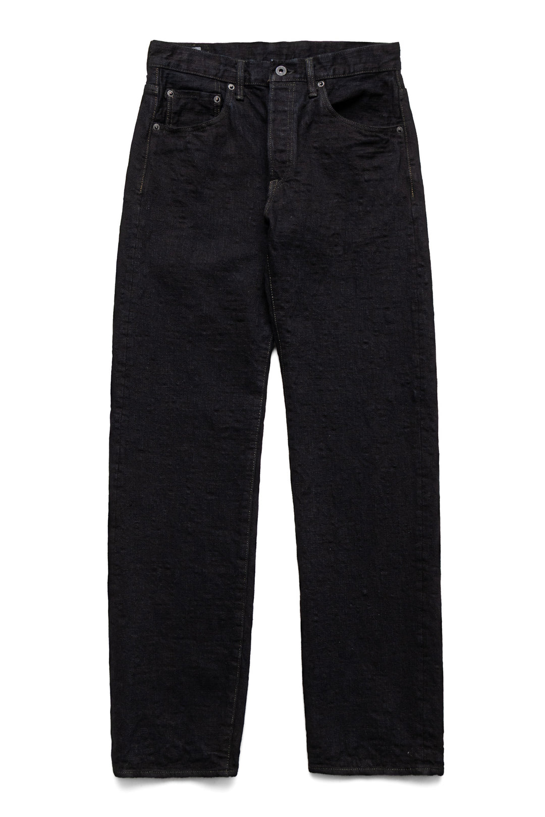 ONI DENIM 277Bumpy-KURO 17oz Bumpy Denim Just Right Straight