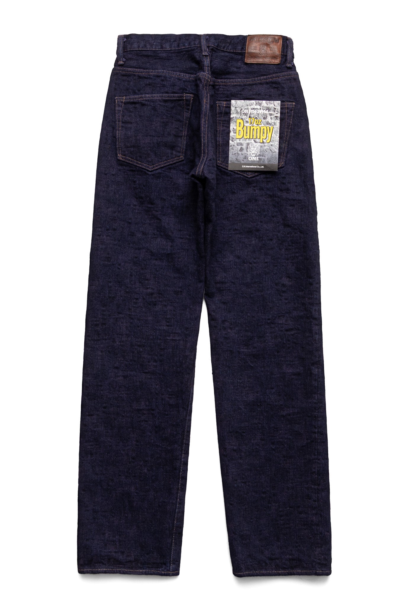 277Bumpy-MURASAKI 17oz Bumpy Denim Just Like Straight - Purple