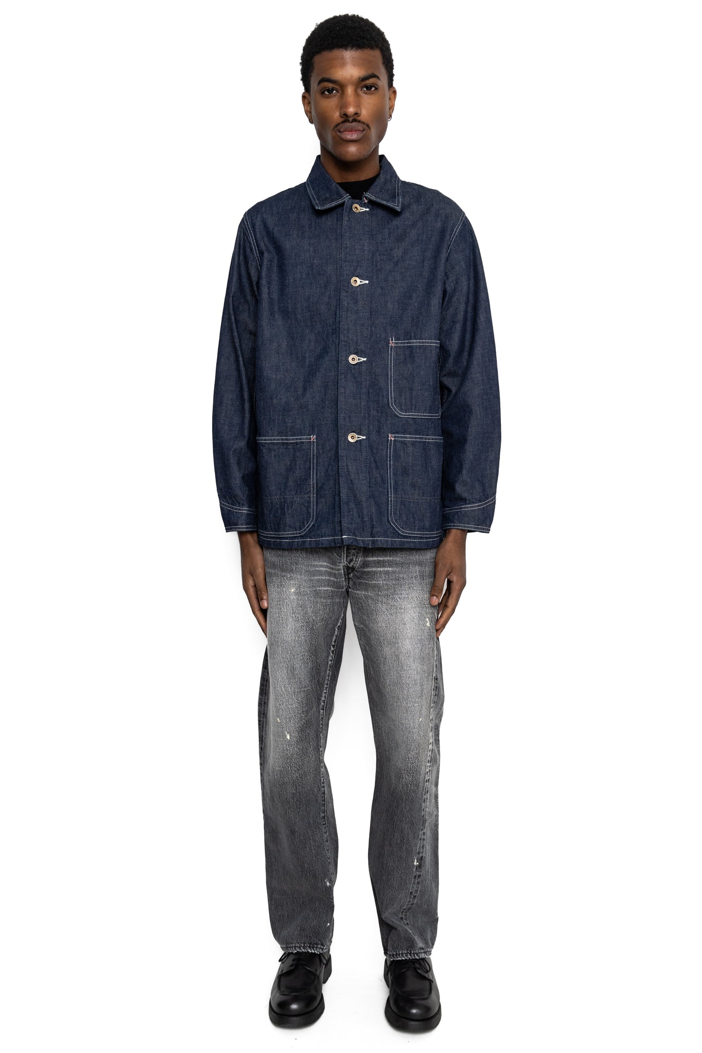 Denim Chore Jacket - Indigo