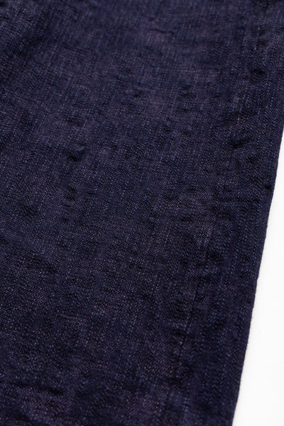 277Bumpy-MURASAKI 17oz Bumpy Denim Just Like Straight - Purple