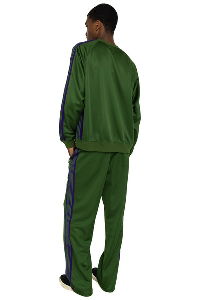 Track Crew Neck Shirt Poly Smooth - Ivy Green