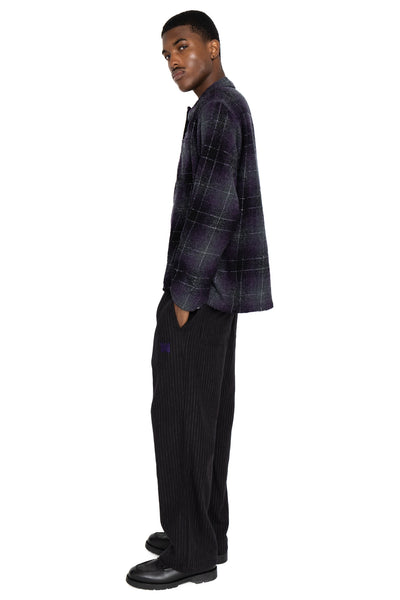 Cowboy One-Up Shirt W/N/PE Ombre Plaid - Purple