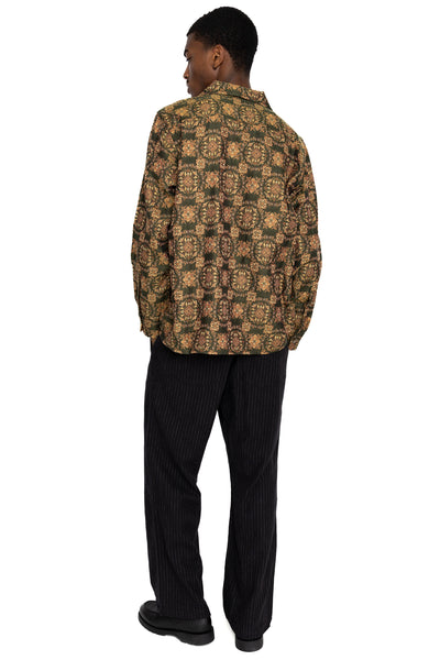 Classic Shirt R/PE/W Botanical Jq. - Green