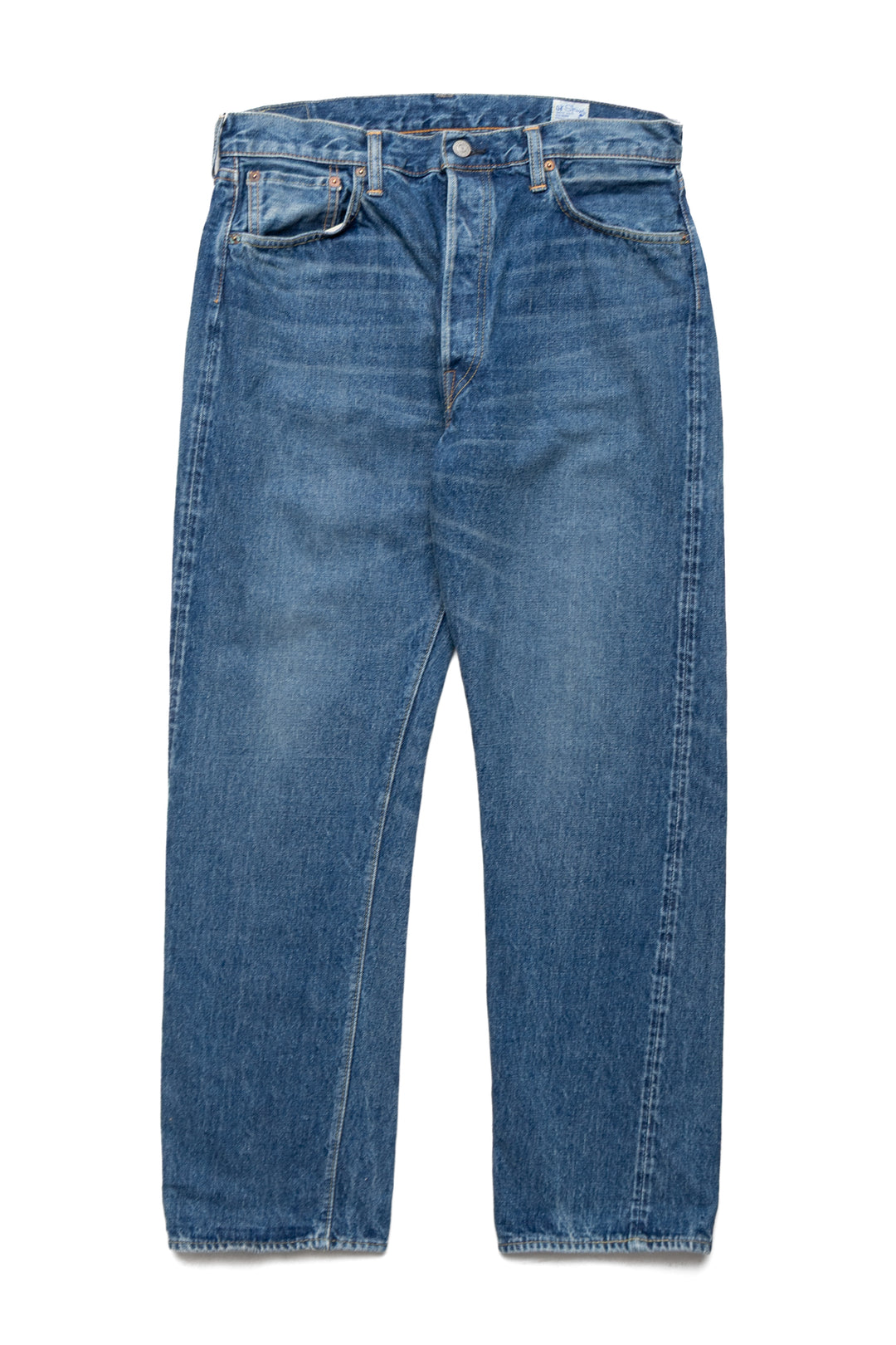 OrSlow [Shorter Length] 105 Standard Selvedge Denim - 2 Year Wash