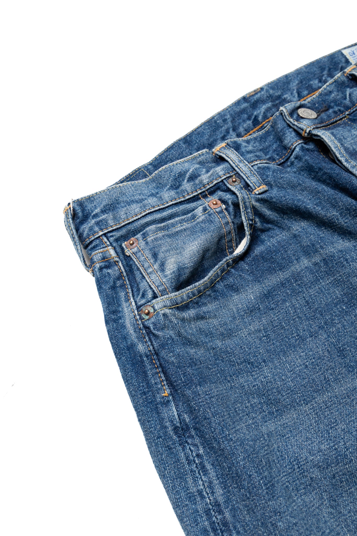 Short Length 105 Standard Selvedge Denim - 2 Year Wash