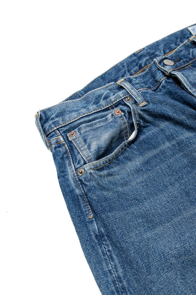 Short Length 105 Standard Selvedge Denim - 2 Year Wash