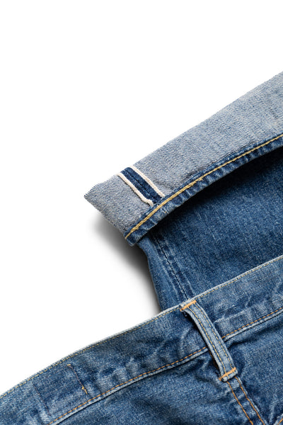 Short Length 105 Standard Selvedge Denim - 2 Year Wash