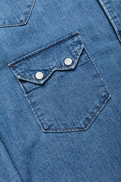 Denim Western Shirt - Used