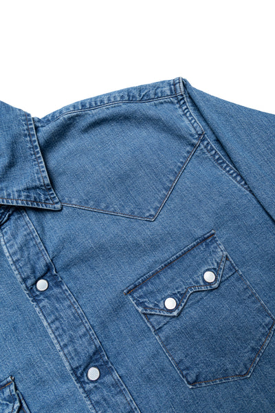 Denim Western Shirt - Used