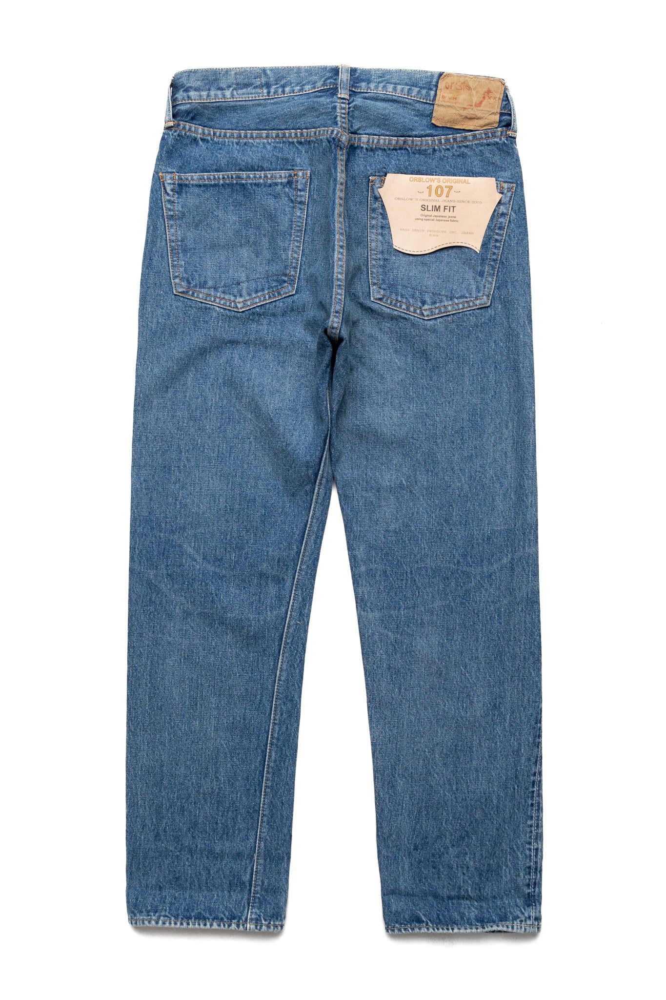Short Length 107 Ivy Fit Selvedge Denim - 2 Year Wash