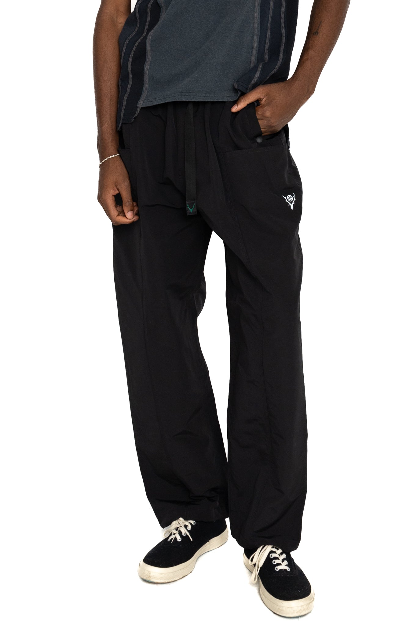 Belted C.S. Pant C/N Grosgrain - Black