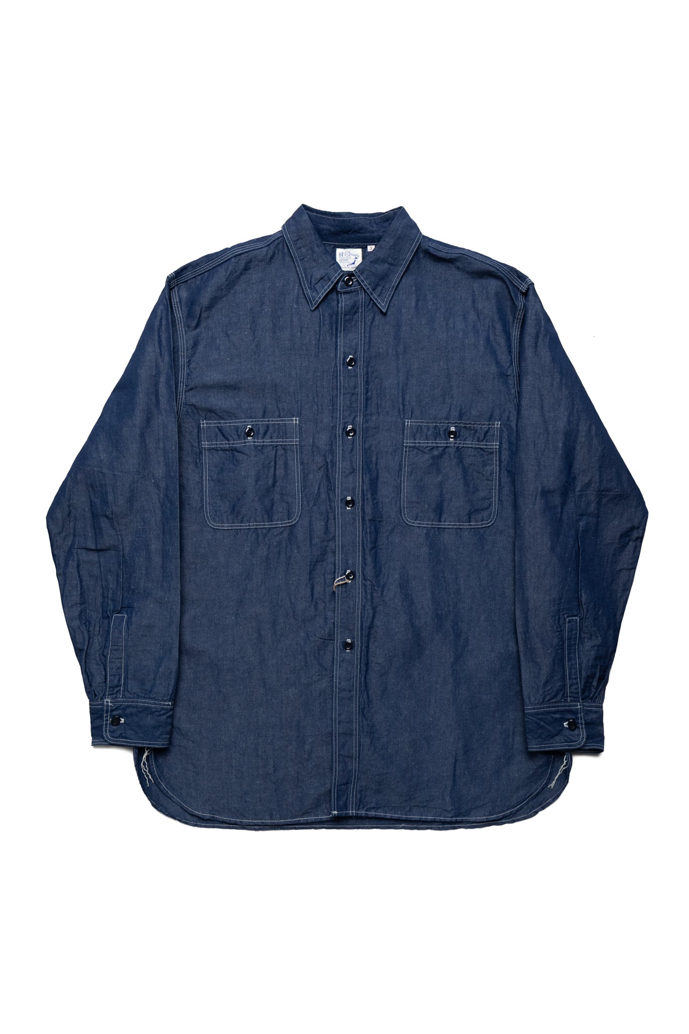 Supima 100/2 Linen Dungaree Work Shirt - One Wash