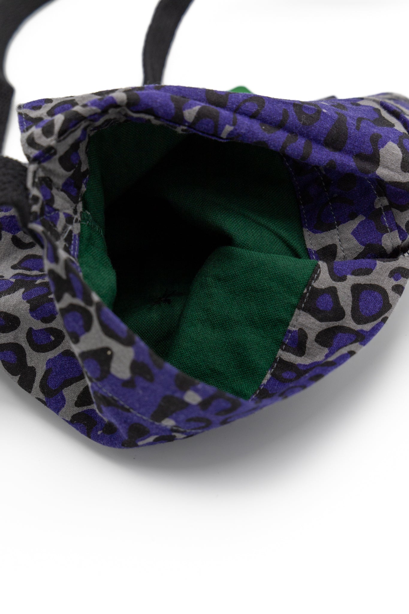 String Bag Flannel Cloth / Printed - Leopard